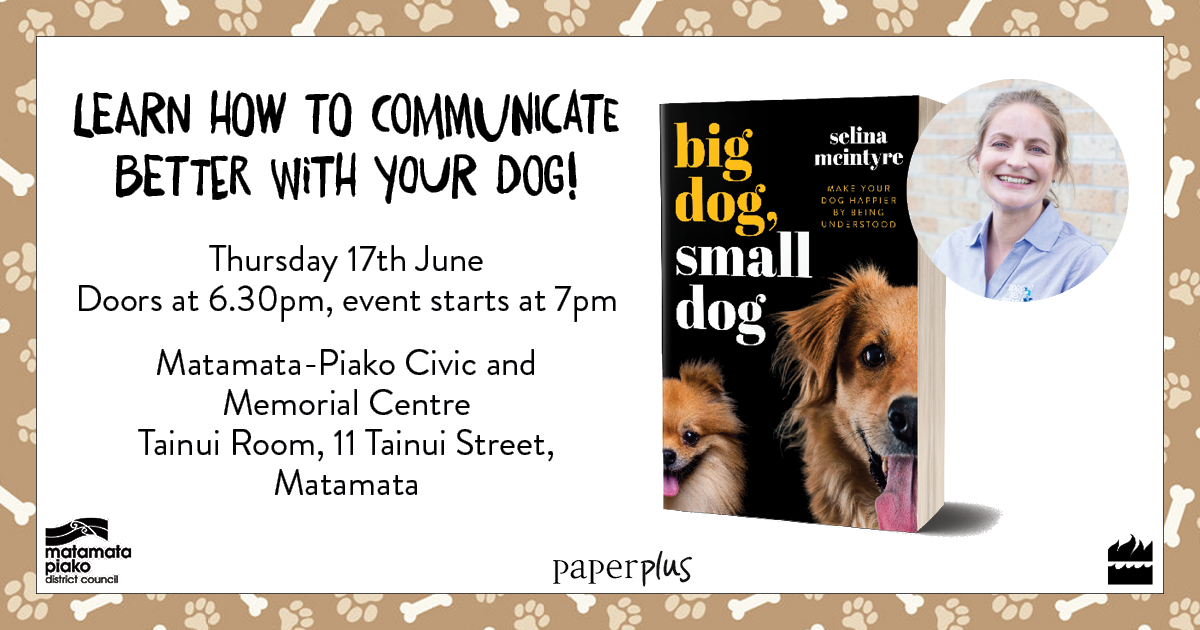 Book Launch: big dog, small dog - Thursday 17 June 2021