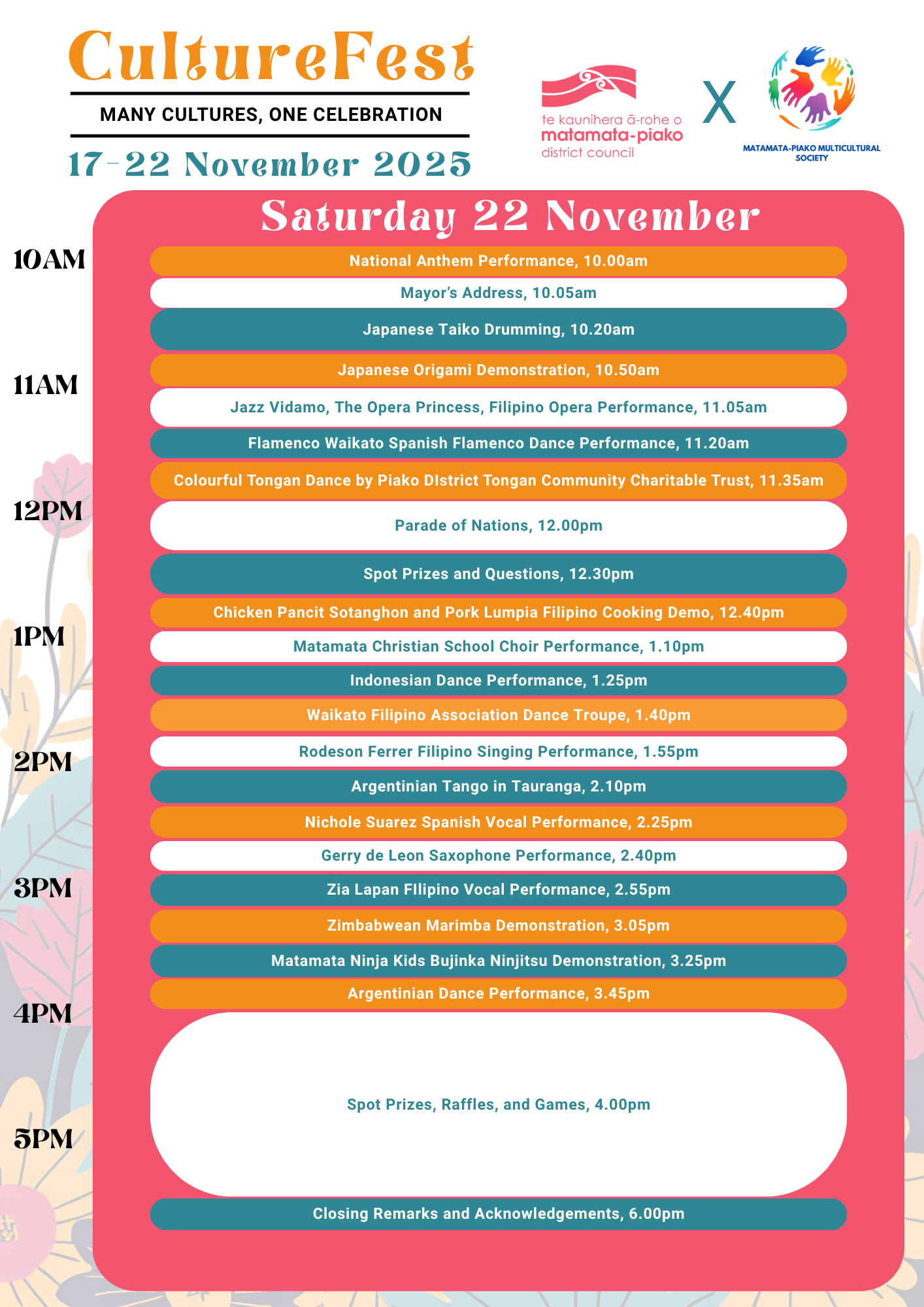 culturefest 2025 programme