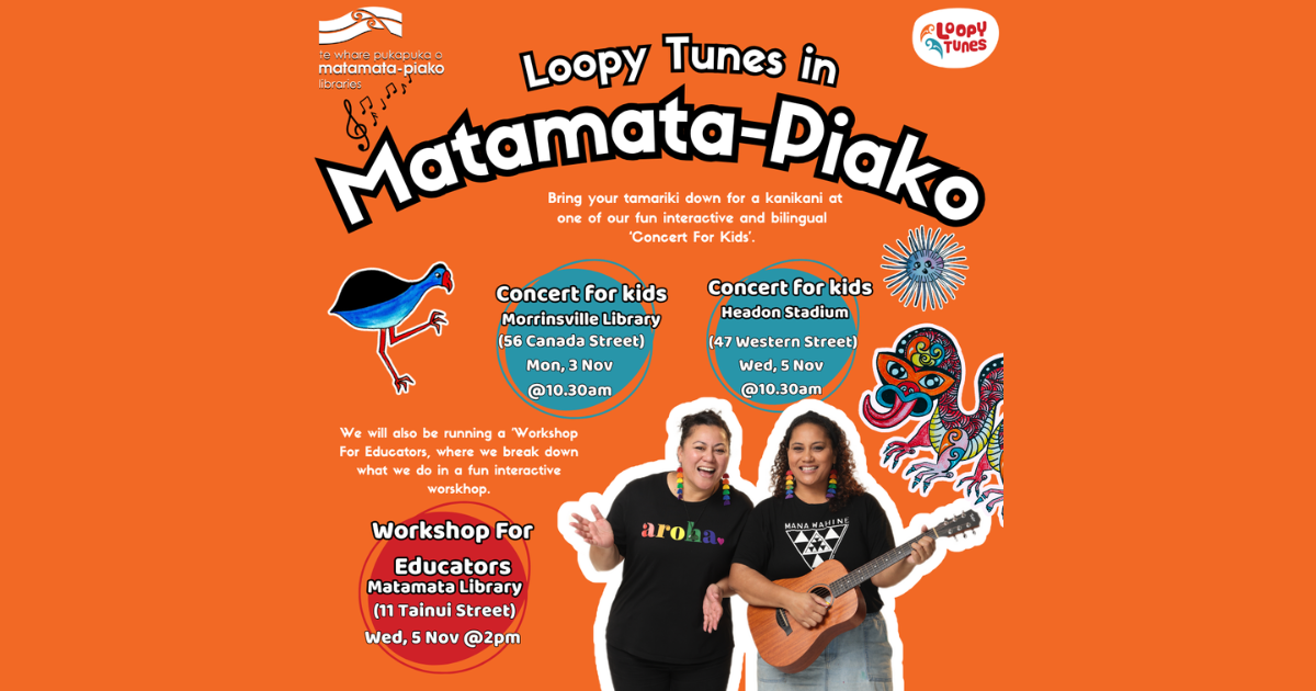 Loopy Tunes preschool music brings joyful learning to Matamata-Piako Libraries