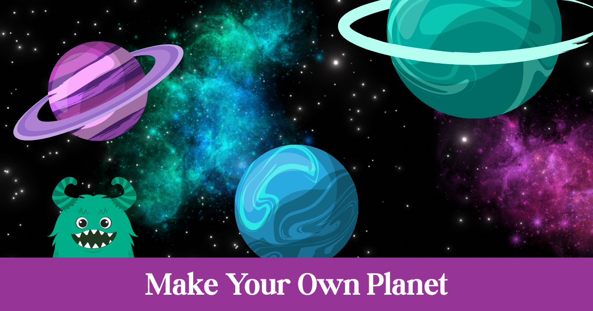 Make your own planet holiday imahe